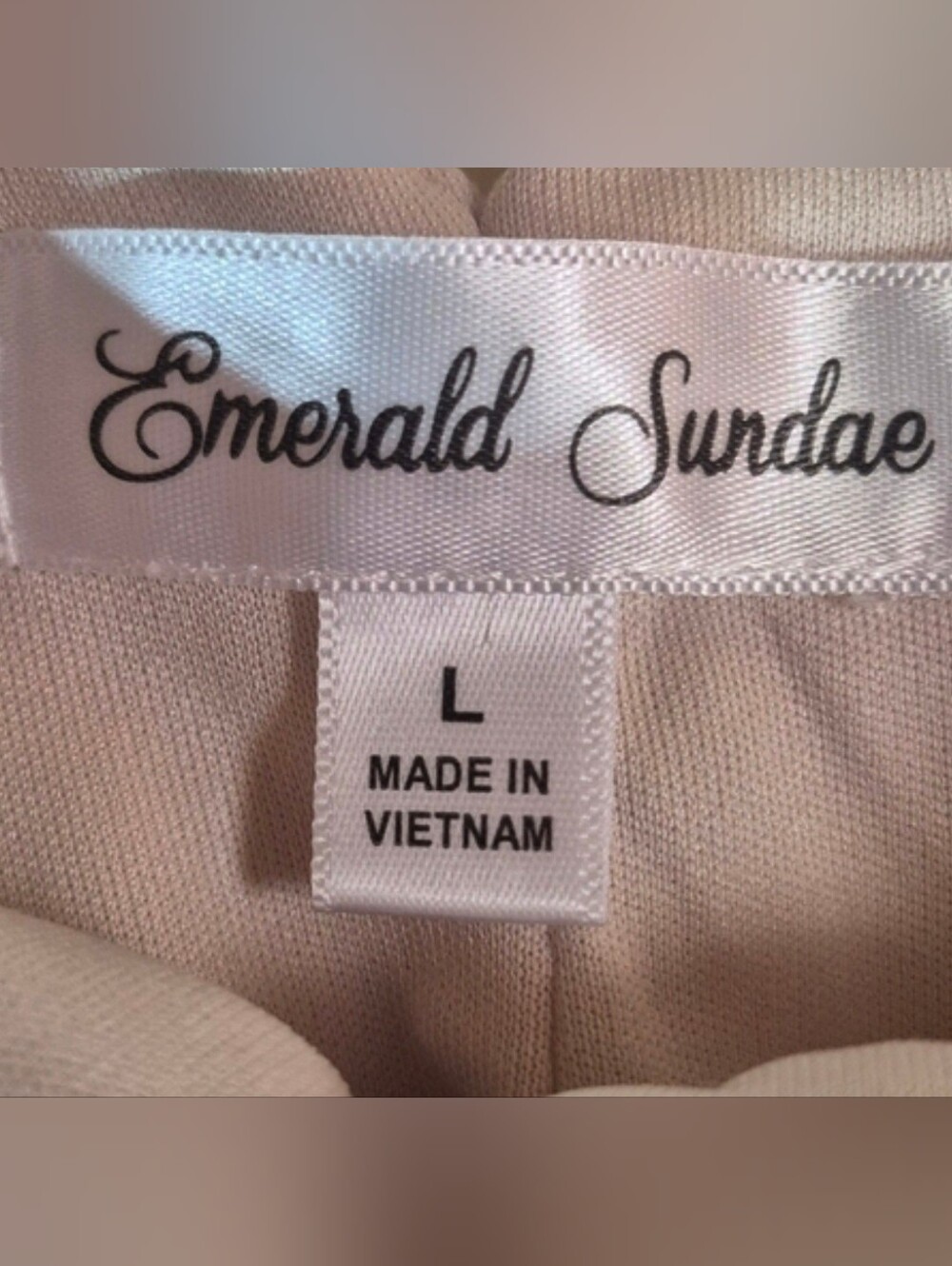 EMERALD SUNDAE Lemon Beaded Spaghetti-Strap Mini Dress. - Picture 5 of 5